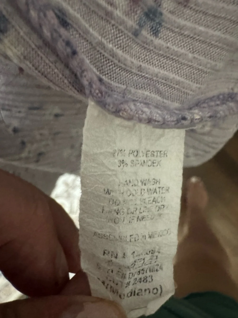 Jessica Simpson Floral Ribbed Maxi Dress Summer Dress M Boho - Picture 7 of 9